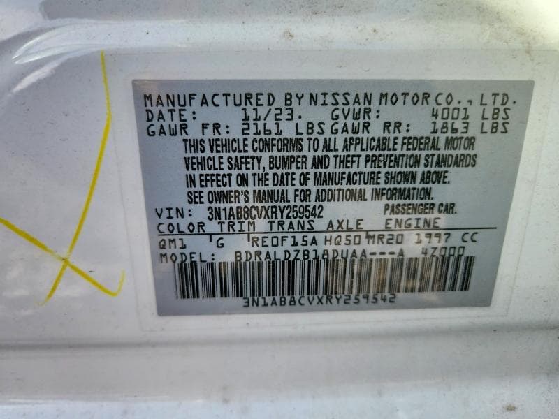 2024 NISSAN SENTRA SV 12
