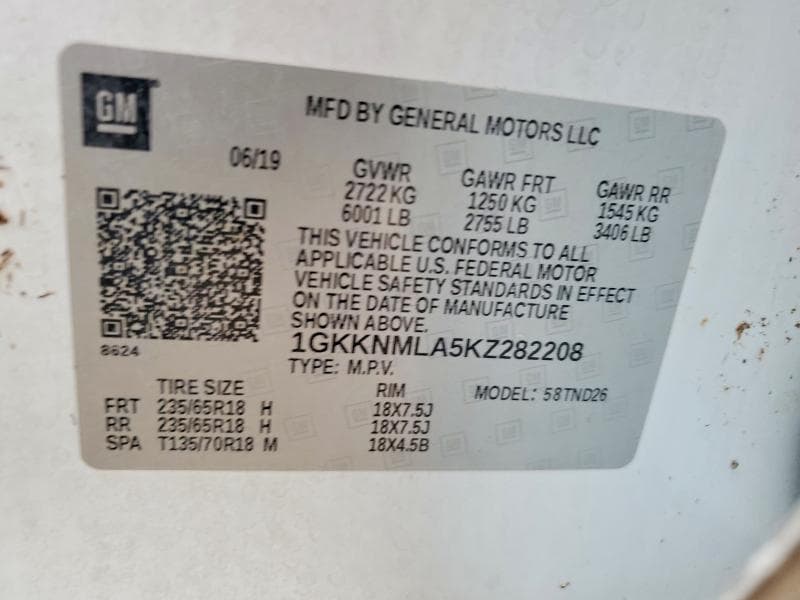 2019 GMC ACADIA SLT-1 12