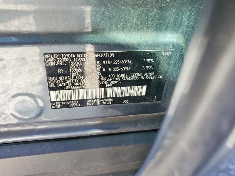 2021 TOYOTA VENZA LE 13