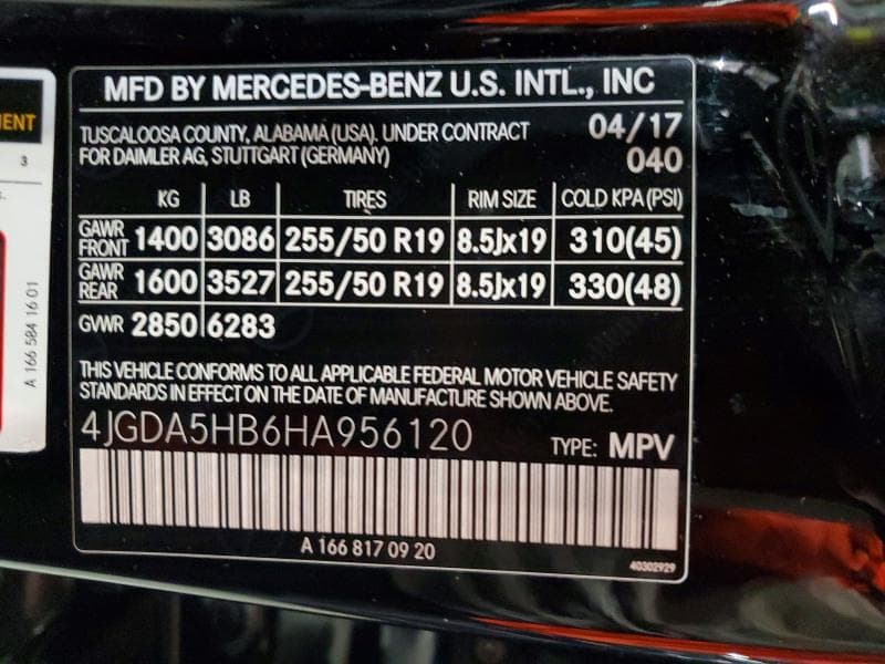 2017 MERCEDES-BENZ GLE 350 4MATIC 13