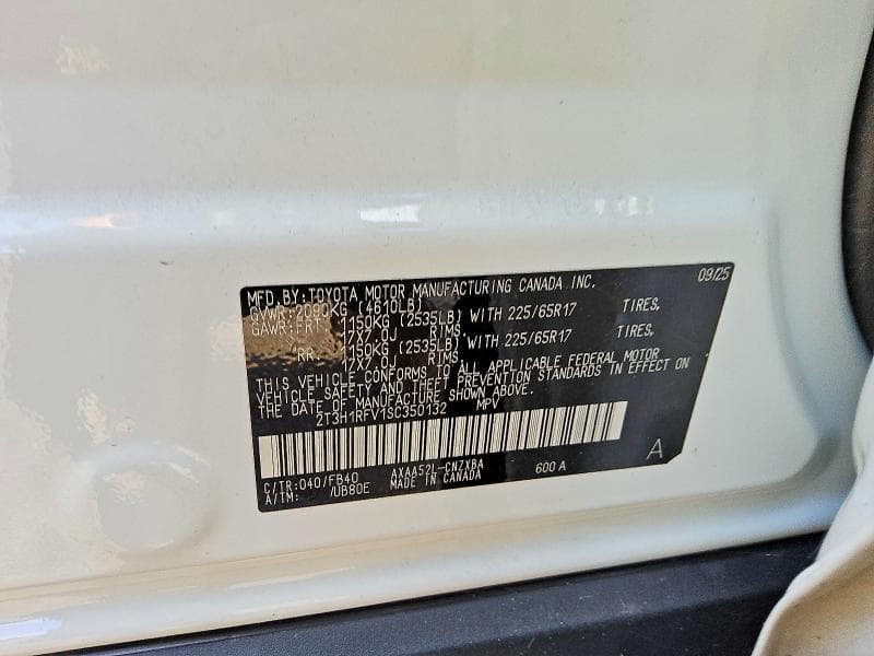 2025 TOYOTA RAV4 LE 12