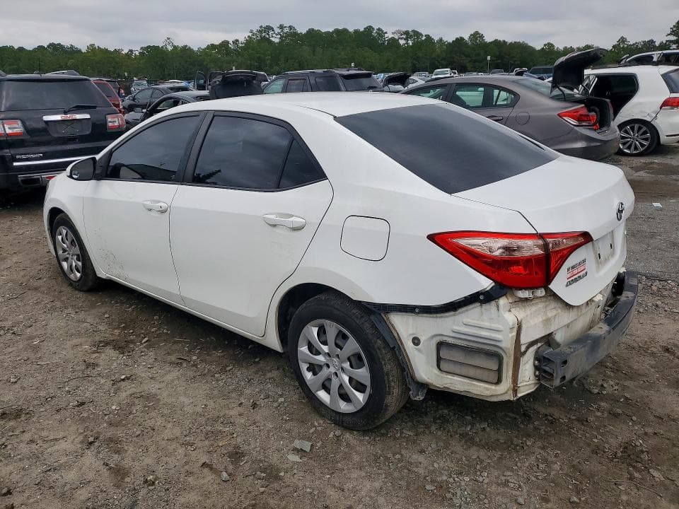 2017 TOYOTA COROLLA LE 2
