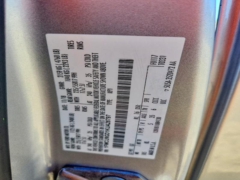 2019 FORD ESCAPE SE 13