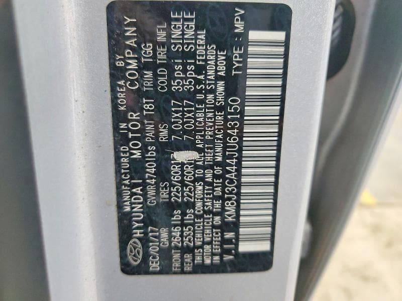 2018 HYUNDAI TUCSON SEL 13