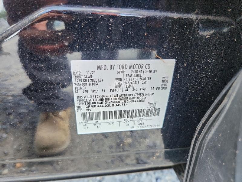 2020 FORD EDGE SE 13