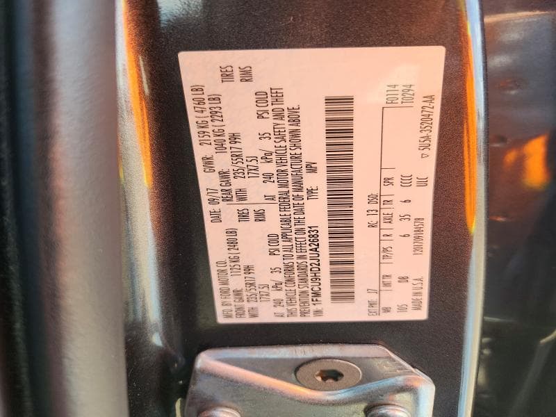 2018 FORD ESCAPE SEL 13