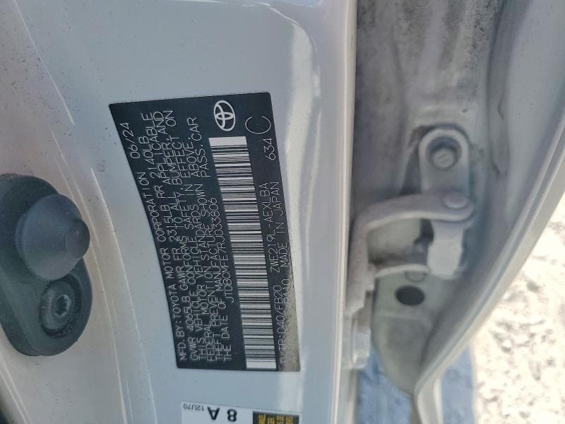 2024 TOYOTA COROLLA HYBRID LE 12