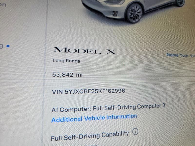 2019 TESLA MODEL X 9