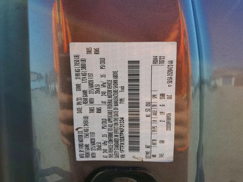 2023 FORD F150 12