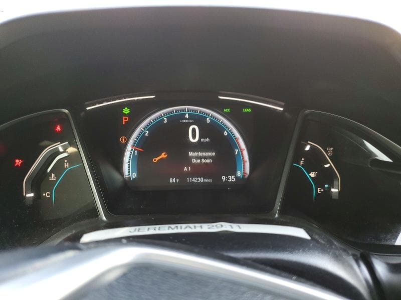 2020 HONDA CIVIC EX 9