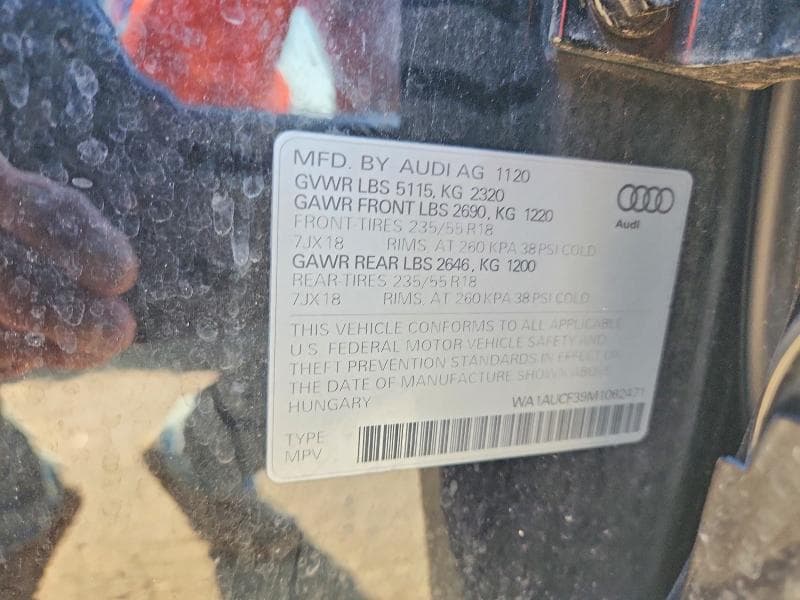 2021 AUDI Q3 PREMIUM 40 13