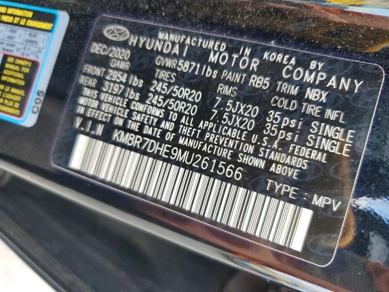 2021 HYUNDAI PALISADE CALLIGRAPHY 12