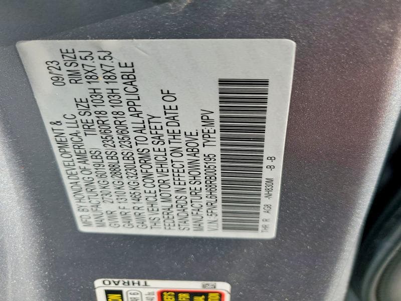 2024 HONDA ODYSSEY EXL 13