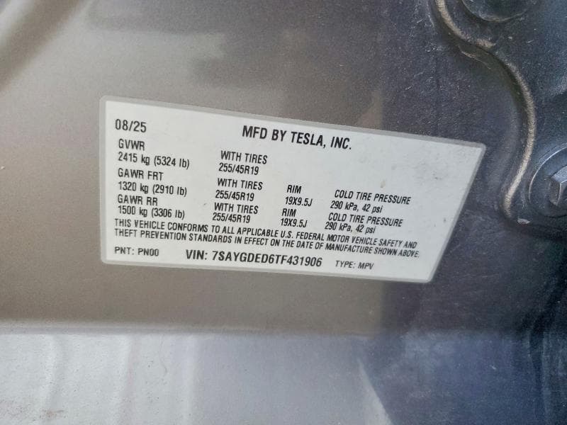 2026 TESLA MODEL Y 13