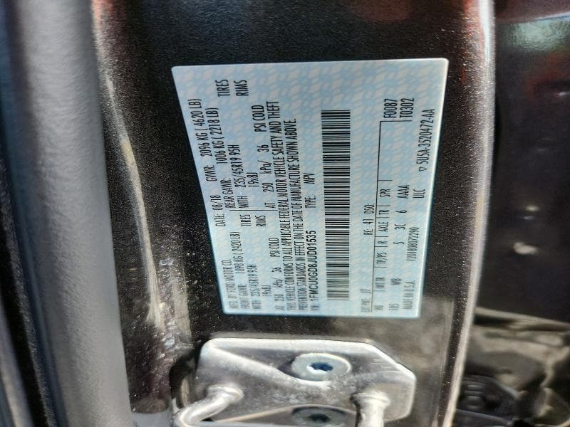 2018 FORD ESCAPE SE 12