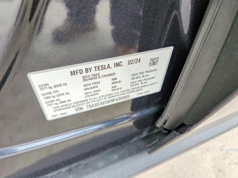 2024 TESLA MODEL X 12