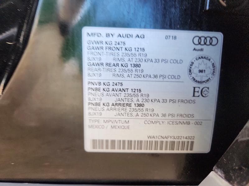 2018 AUDI Q5 PRESTIGE 14
