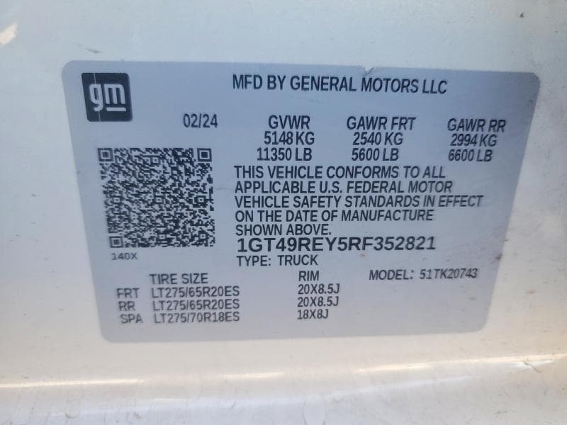 2024 GMC SIERRA K2500 DENALI 12