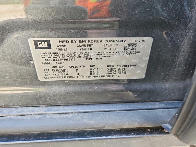 2017 BUICK ENCORE PREFERRED 13