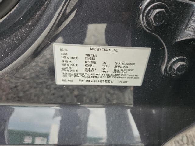 2026 TESLA MODEL Y 13