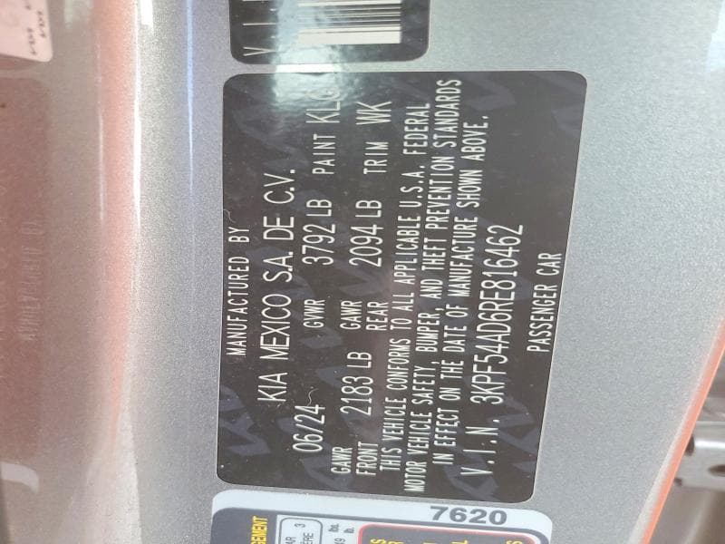 2024 KIA FORTE GT LINE 12