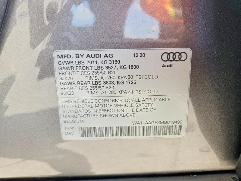 2021 AUDI E-TRON PREMIUM PLUS 13