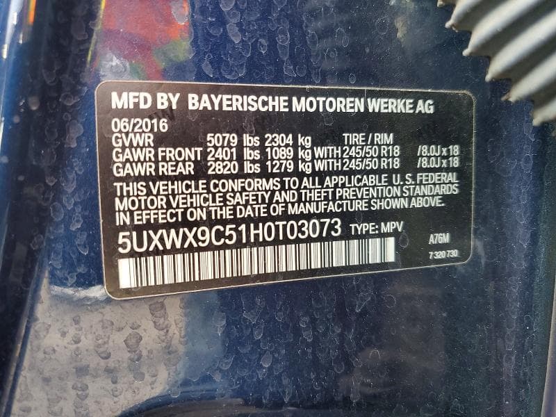 2017 BMW X3 M 12