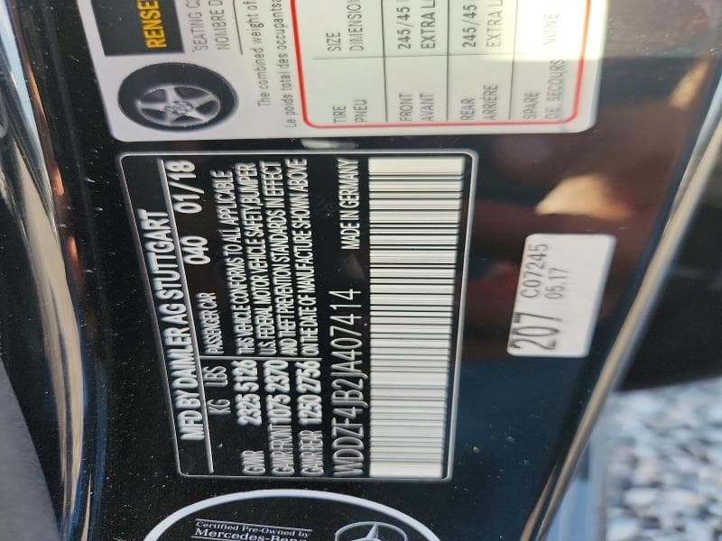 2018 MERCEDES-BENZ E 300 13