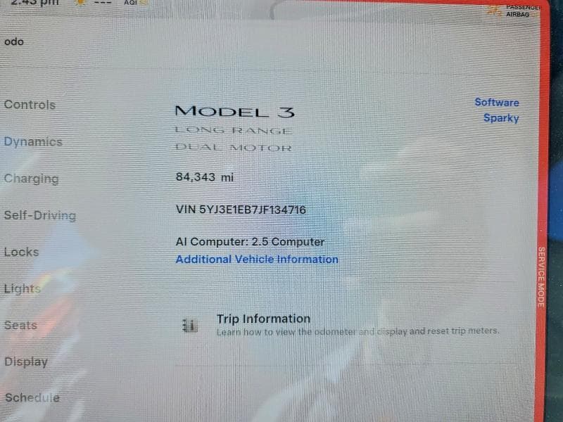 2018 TESLA MODEL 3 9