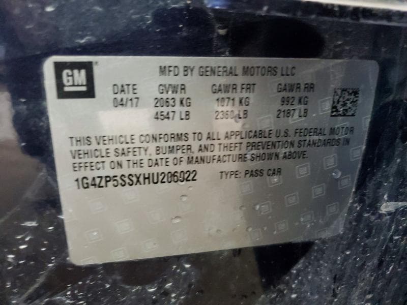 2017 BUICK LACROSSE ESSENCE 12
