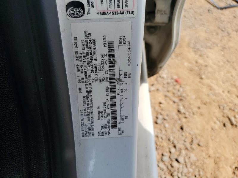 2018 FORD FIESTA SE 12