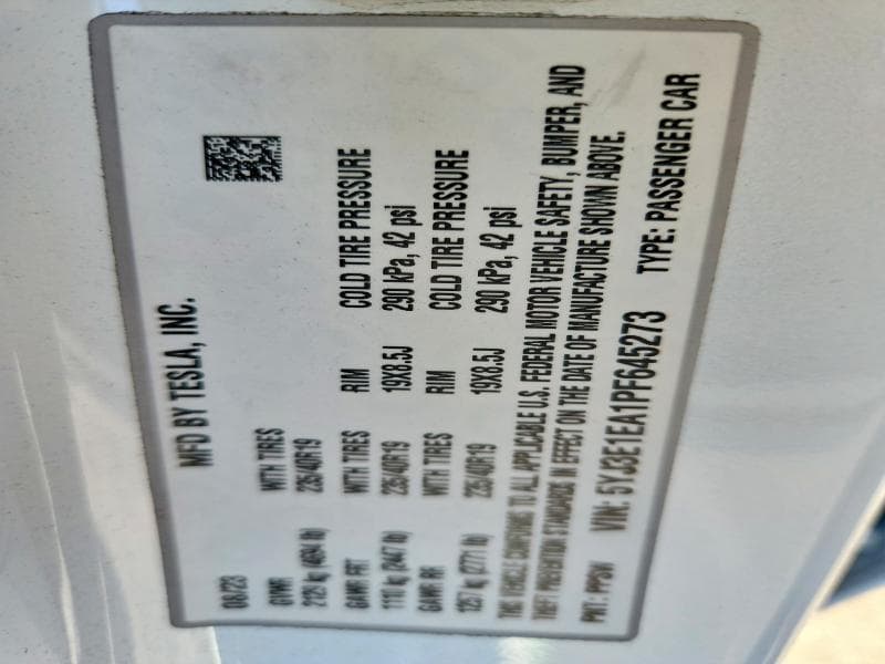 2023 TESLA MODEL 3 12