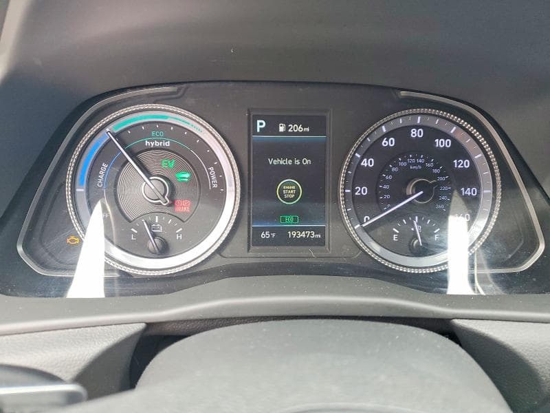2022 HYUNDAI SONATA HYBRID BLUE 9