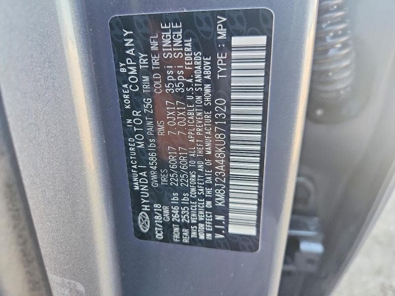 2019 HYUNDAI TUCSON SE 13