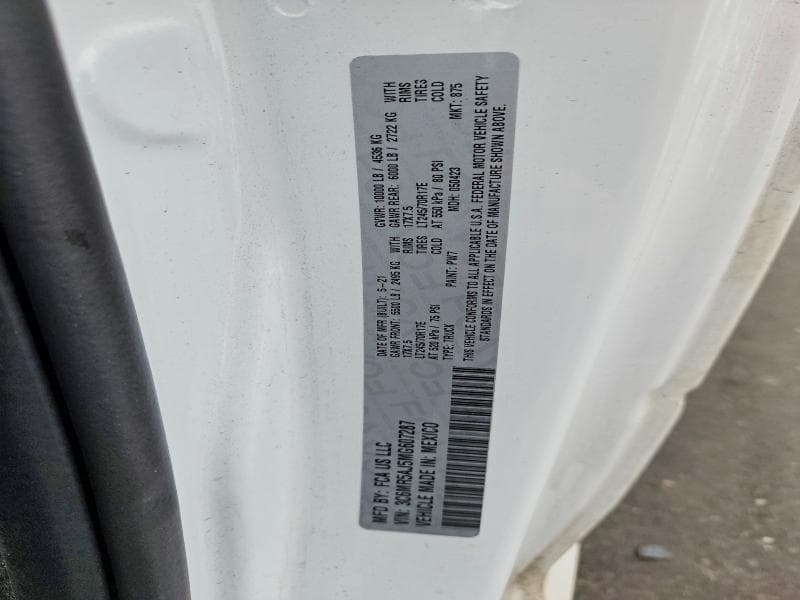 2021 RAM 2500 TRADESMAN 12