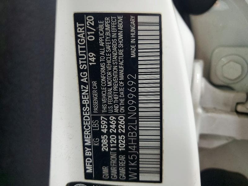 2020 MERCEDES-BENZ CLA 250 4MATIC 12