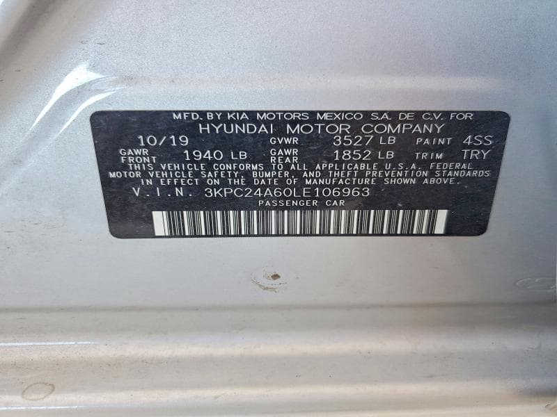 2020 HYUNDAI ACCENT SE 12
