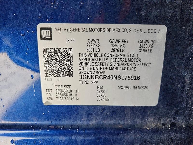 2022 CHEVROLET BLAZER 2LT 12
