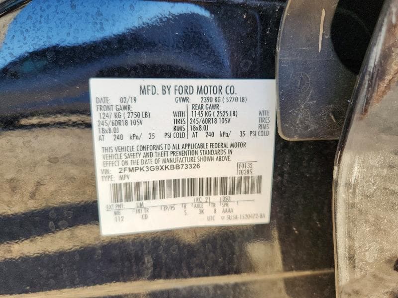 2019 FORD EDGE SE 13