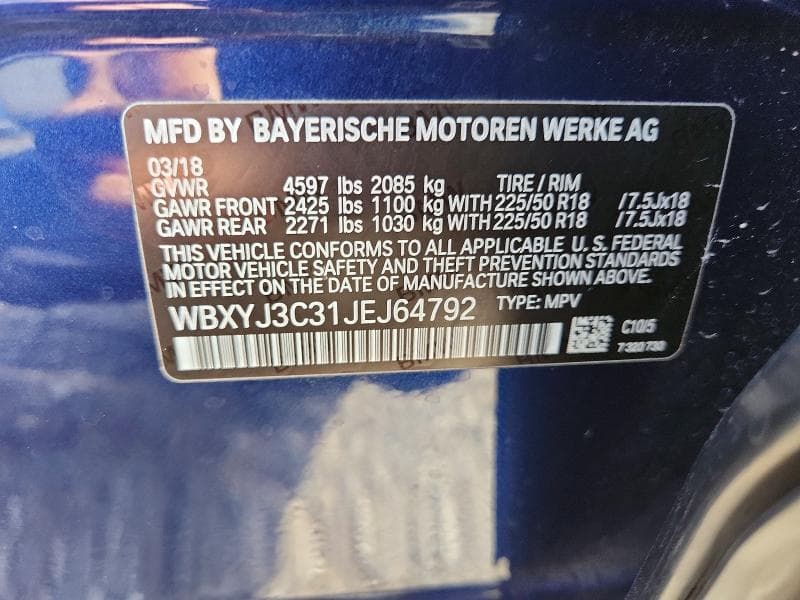 2018 BMW X2 SDRIVE28I 14