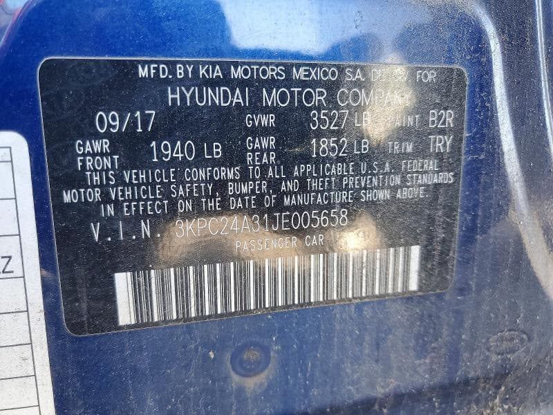 2018 HYUNDAI ACCENT SE 12