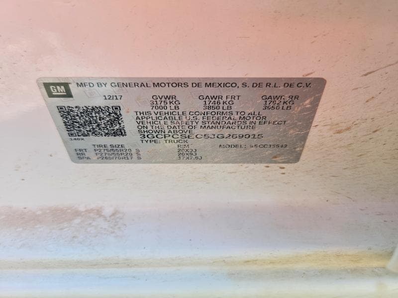 2018 CHEVROLET SILVERADO C1500 LTZ 12