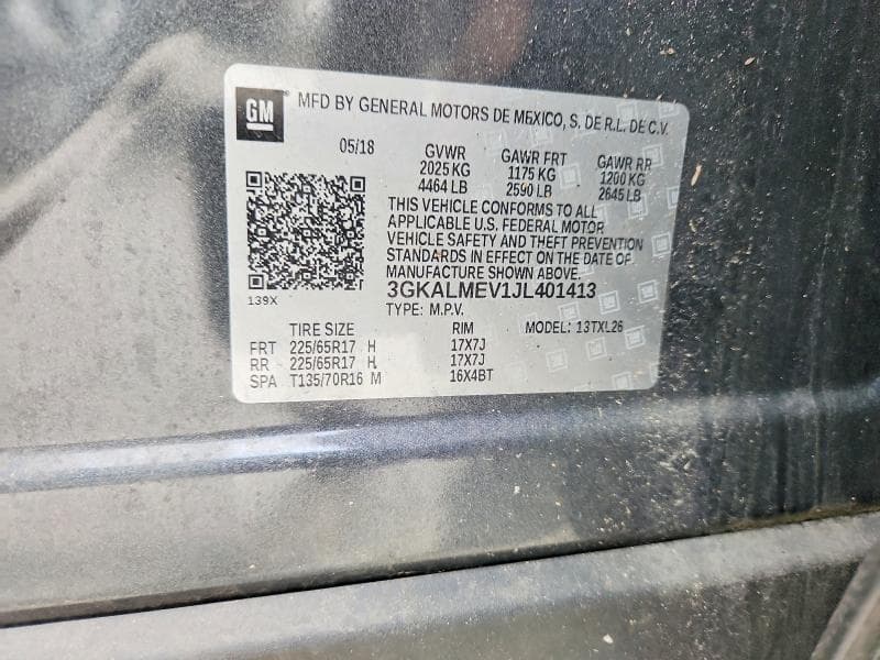 2018 GMC TERRAIN SLE 14