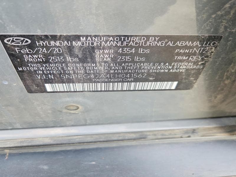 2020 HYUNDAI SONATA SE 12