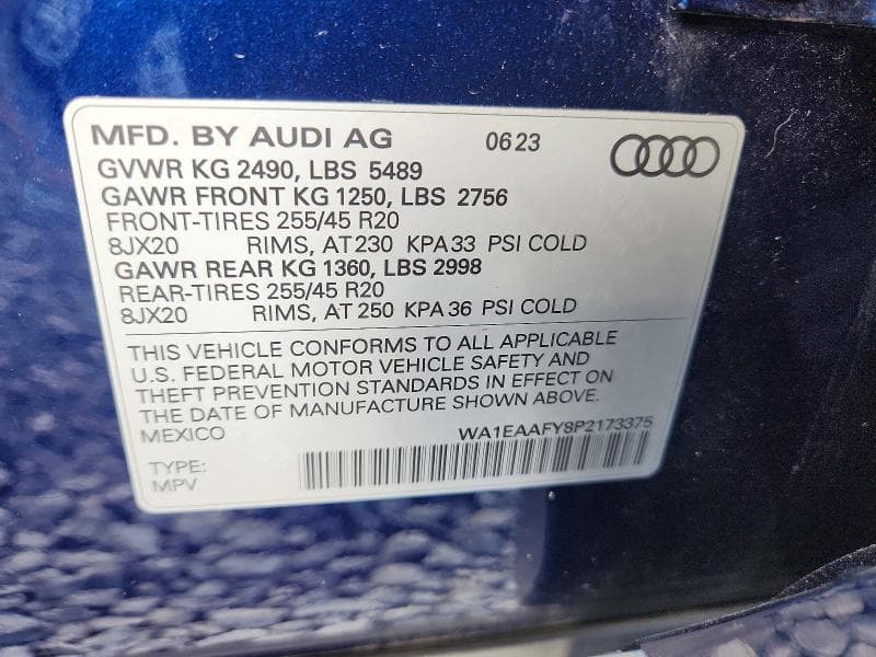 2023 AUDI Q5 PREMIUM PLUS 45 14