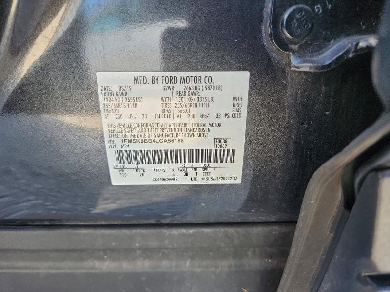 2020 FORD EXPLORER 13