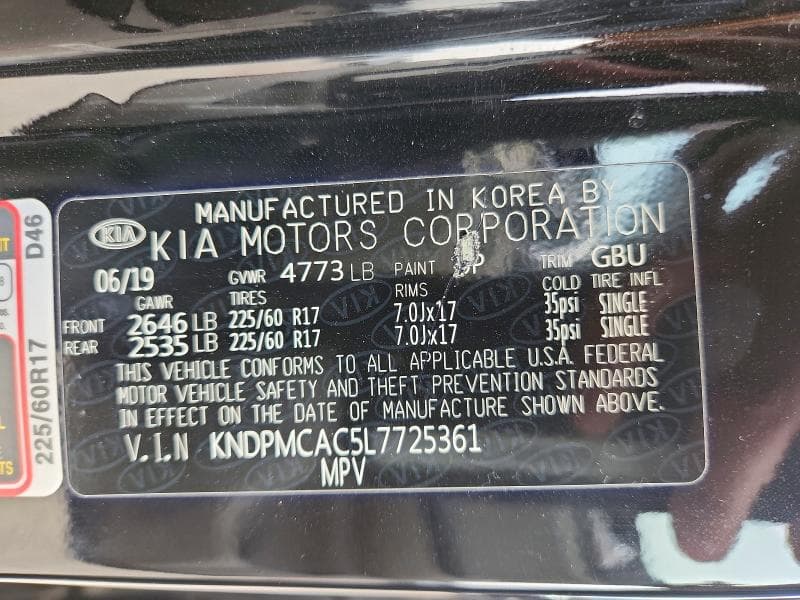 2020 KIA SPORTAGE LX 13