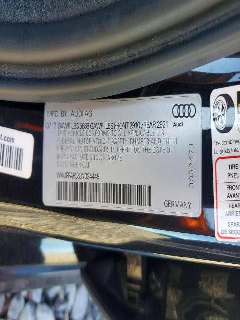 2018 AUDI S6 PREMIUM PLUS 13
