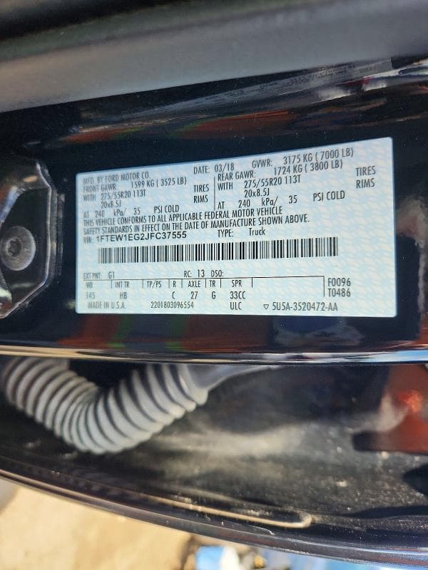 2018 FORD F150 SUPERCREW 13