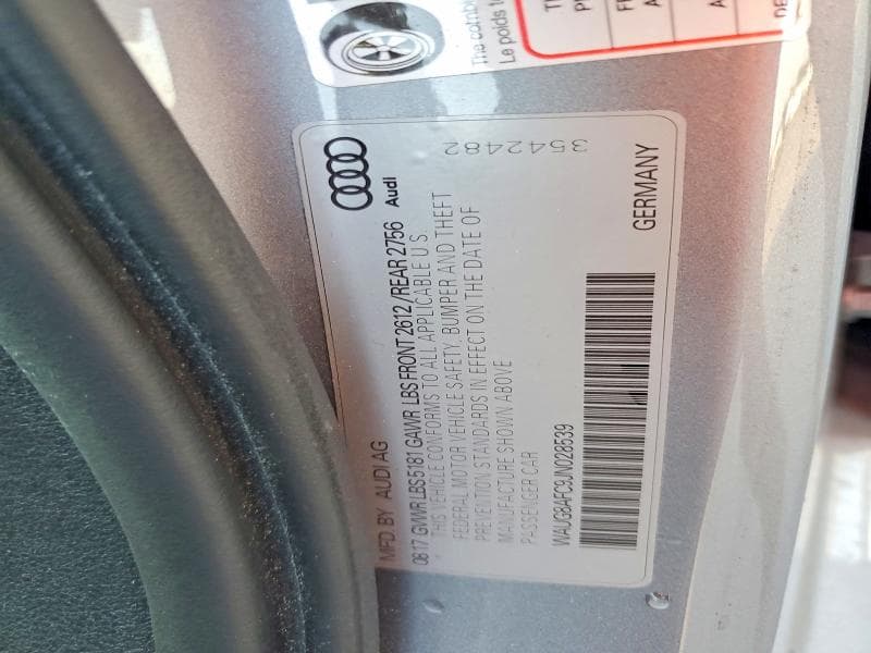 2018 AUDI A6 PREMIUM PLUS 12